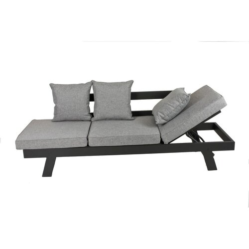 Garden Pleasure Siva vrtna sofa aluminijska Donna &amp;ndash; Slike