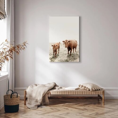  Slika - Mother and Calf (1 Part) Vertical 80x120 Premium Print Slike