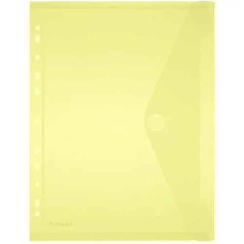 MAPA s čičkom i perforacijom A4, Žuta