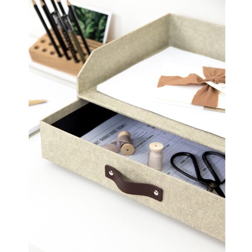 Bigso Box of Sweden Kartonski organizator dokumentov s predalom Walter &amp;ndash; Slike