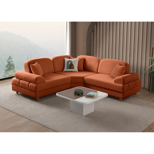 Atelier Del Sofa Aries Modular S ugaona garnitura na razvlačenje 230 &amp;times; 230 cm, narandžasta Slike