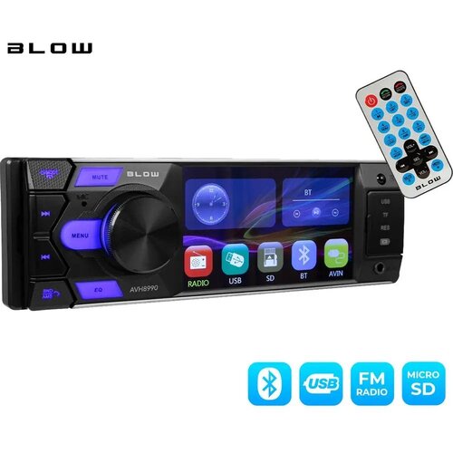 Blow AVH-8990 auto radio 1DIN s 4" zaslonom, 4x60W, USB, microSD i Bluetooth Cijene