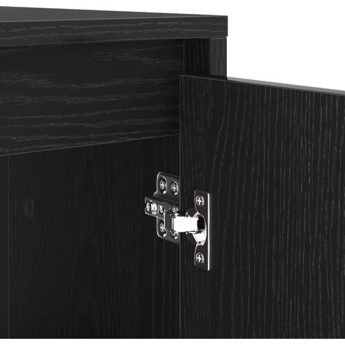  Ormar za perilicu rublja s pohranom Crni hrast 87 x 60 x 89 cm Slike