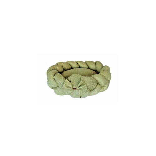 Pet Line krevet pletenica boja senfa XS Slike