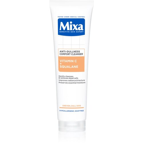 Mixa Vitamin C+ Squalane Anti-Dullness Comfort Cleanser gel za čišćenje lica za sve vrste kože 150 ml Cene