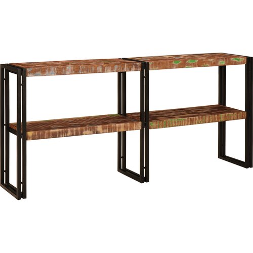 VidaXL Konzolna Miza 160x33x75 cm Trden Les Slike
