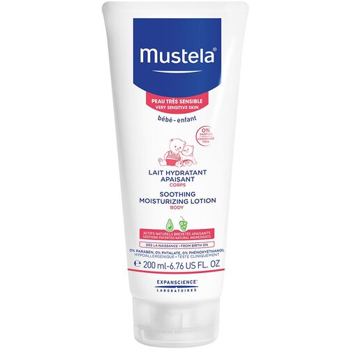 Mustela Bébé Soothing Moisturizing Body Lotion vlažilen losjon za telo za občutljivo kožo 200 ml za otroke Cene