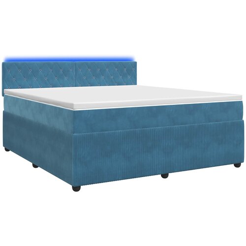  Boxspring krevet s madracem Plava 180 x 200 cm Bar&amp;scaron;un Slike