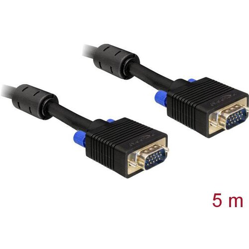 Delock SVGA priključni kabel 5.00 m črna, (20424224) Cene