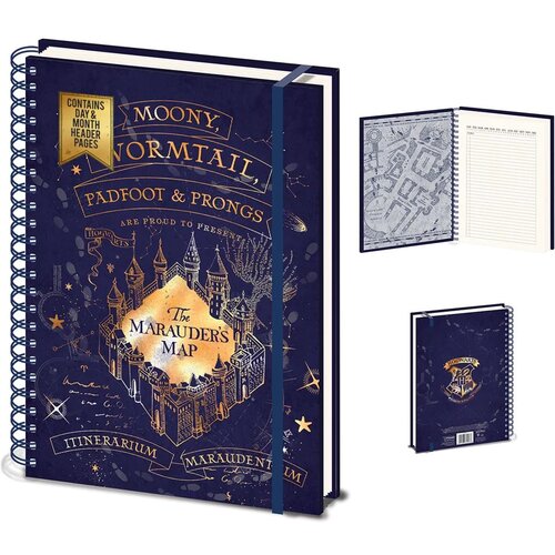 Pyramid International PYRAMID HARRY POTTER (MARAUDERS MAP) A4 WIRO NOTEBOOK BELEŽKA Cene