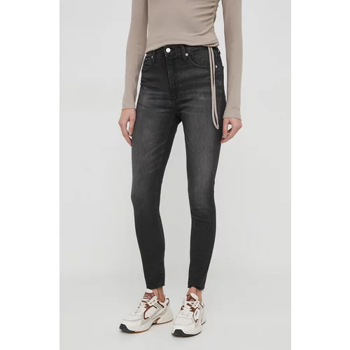 Calvin Klein Jeans Traperice za žene, boja: crna