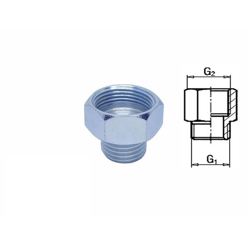  Bojlerski nipli redukcija 3/8&amp;#039;&amp;#039;-1/2&amp;#039;&amp;#039;(S-U), 27x23x24 mm Slike