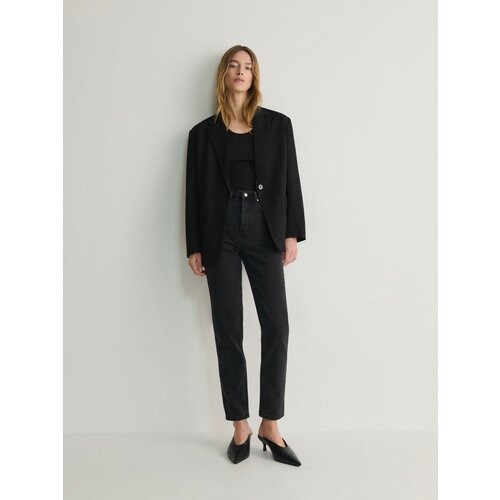 Reserved - Slim fit traperice - srednjesivo Slike