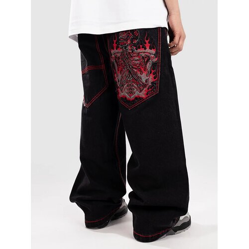 Affliction Flameful Faith Kavbojke black denim Cene