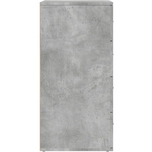  Komoda 2 kom siva boja betona 60x39x80 cm od konstruiranog drva Slike