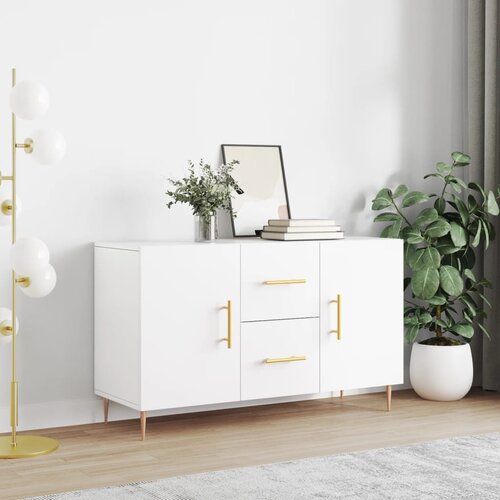 VidaXL Komoda bijela 100x36x60 cm od konstruiranog drva Slike