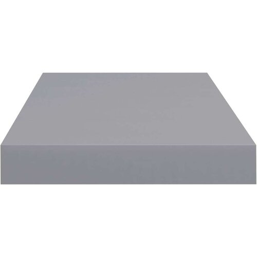 VidaXL plutajuće zidne police 2 kom sive 50 x 23 x 3,8 cm MDF Slike