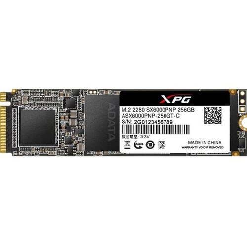 Adata XPG 256GB SX6000 Pro, M.2 2280, PCIe Gen3x4 NVMe 1.3, 2100/1500MB/s (ASX6000PNP-256GT-C) ssd hard disk Slike