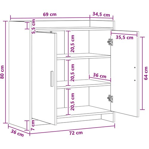  Kreveta Betonska siva 72 x 36 x 80 cm Konstruirano drvo Slike