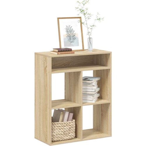 Furnova Knjižna omara sonoma hrast 66x31x80 cm inženirski les, (21933327) Slike