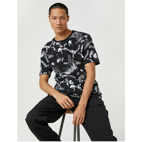 Koton T-Shirt - Black - Regular fit Slike