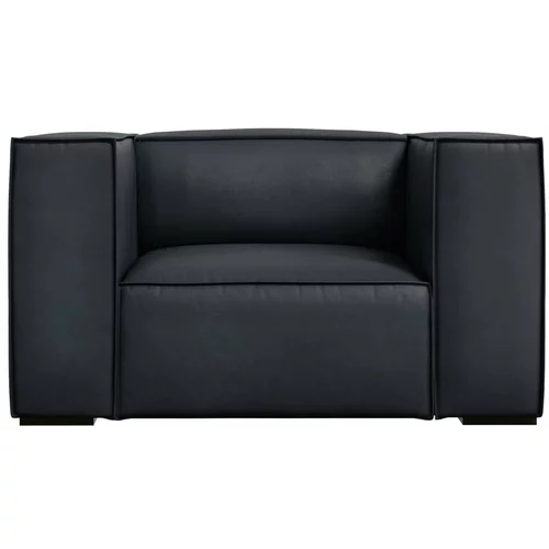 Windsor & Co Sofas Crna kožna fotelja Madame -