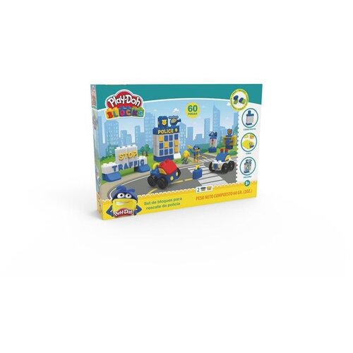 Bildo Kocke s plastelinom Policija 60 delova Slike