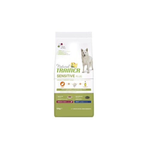 Natural trainer trainer natural sensitive plus hrana za odrasle pse srednjih i velikih rasa, zečetina, 12kg Slike