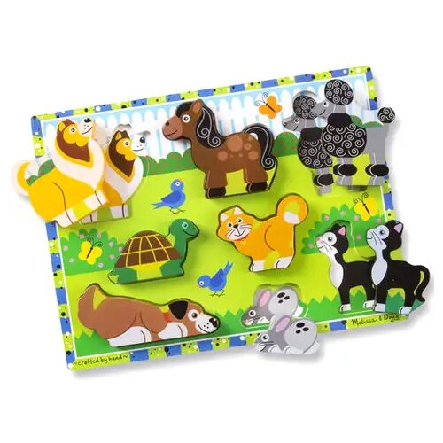 Melissa &amp;amp, Doug Drveni puzzle kućni ljubimci - Melissa &amp, Doug Cene