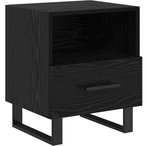  Noćni ormar Crni hrast 40 x 35 x 47,5 cm Konstruirano drvo Slike