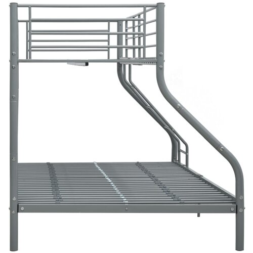  Okvir za krevet na kat sivi metalni 140 x 200 / 90 x 200 cm Slike