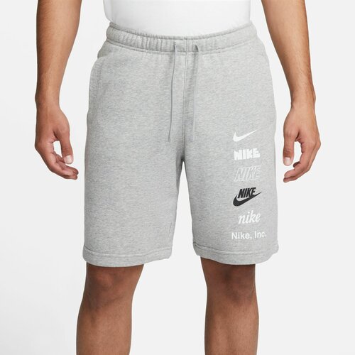 Nike M NK CLUB+ FT SHORT MLOGO, muški šorc, siva FB8830 Cene