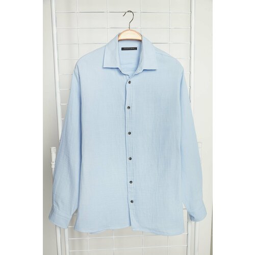 Trendyol shirt - blue - relaxed Slike
