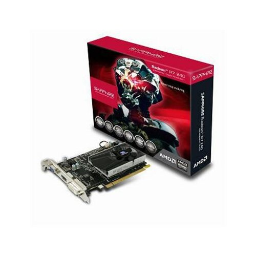 Sapphire AMD Radeon R7 240 4GB DDR3, DVI/HDMI/VGA/128bit/11216-30-20G grafička kartica Slike