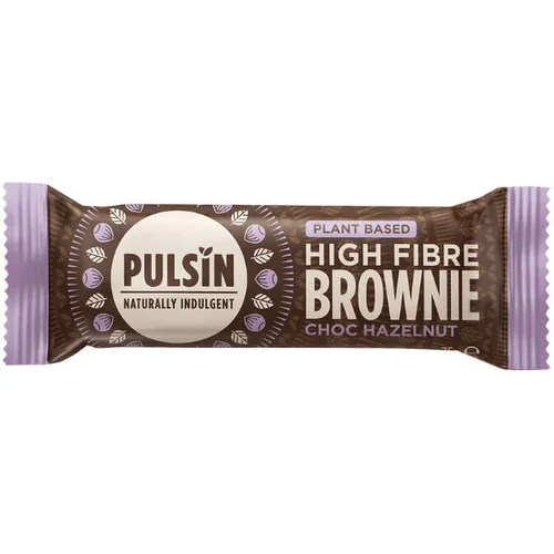 Pulsin BROWNIE tablica lešnik & čokolada (35g)