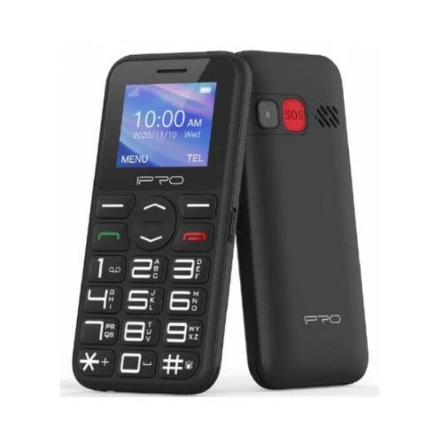 Ipro SENIOR F183 32MB, Mobilni telefon DualSIM, 3,5mm, Lampa, MP3, MP4, Kamera, Crni Cene