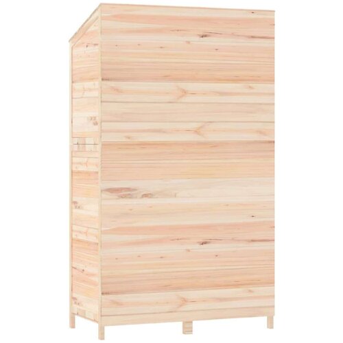 VidaXL Vrtno spremi&amp;scaron;te 102 x 52 x 174,5 cm od masivne jelovine Slike
