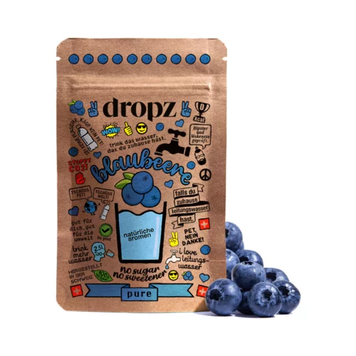 dropz Microdrink Pure - borovnice