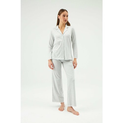 Dagi Pajama Top - Gray - Plain Cene