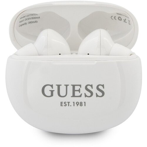 Guess WIRELESS ROUND EARPHONES V5.0 4H MUSIC TIME WHITE Cijene