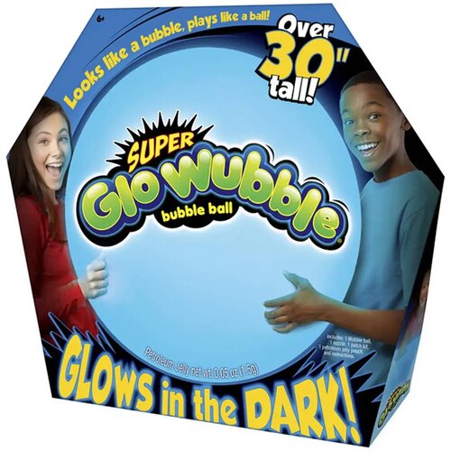 Flair Toys super glo wubble svjetleća mjehurić lopta plave boje 75 cm Cene