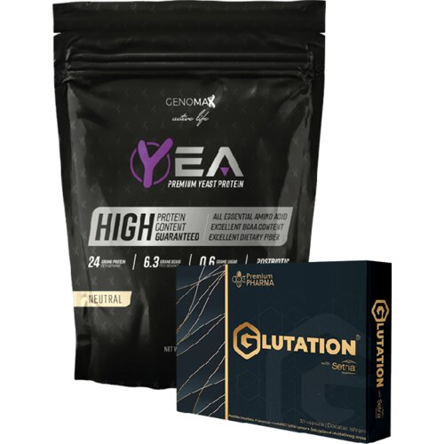 YEA Protein, Neutral 1kg + Glutation Cene