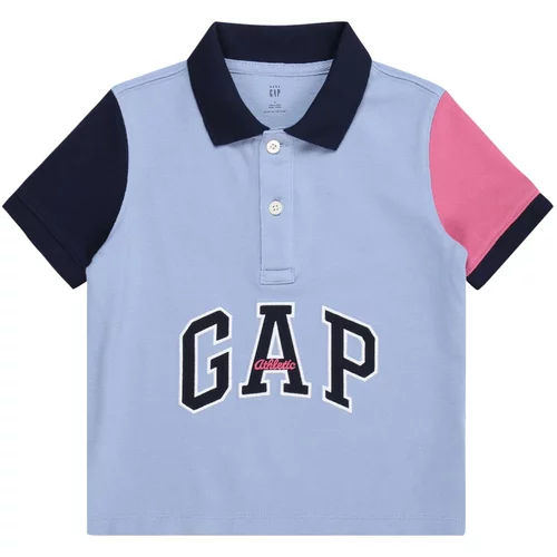 GAP Majica morsko plava / svijetloplava / ružičasta / bijela