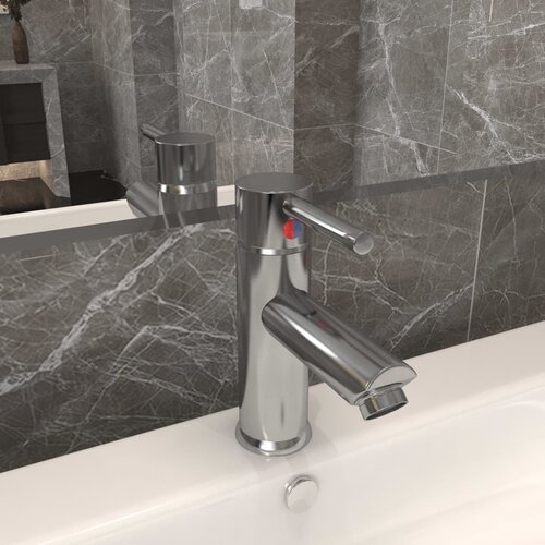  Kupaonska slavina za umivaonik srebrna 130 x 176 mm Cijene