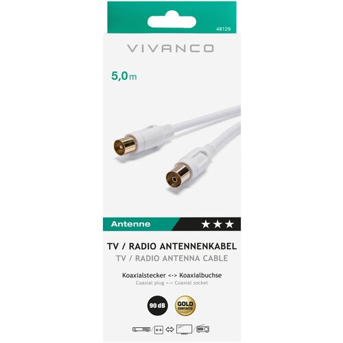 Vivanco 48/2050GW KABEL TV BEL 5M Cene