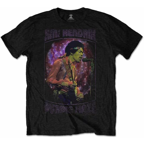 Jimi Hendrix Košulja Purple Haze Frame Unisex Black 2XL