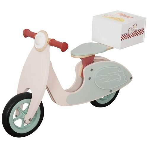Kinder Home dječje drveno balans biciklo &ndash; motocikl s kutijom za pizzu, 81 &times; 36 &times; 52 cm Cijene