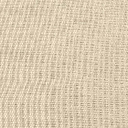  3-dijelni set sofa s jastucima, krem tkanina Slike