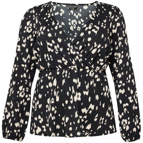 Dorothy Perkins Curve Bluza črna / bela Slike