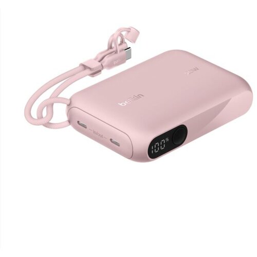 Belkin Powerbank mit Display 20W 10.000mAh USB-C rosa BPB027hqPK Cijene